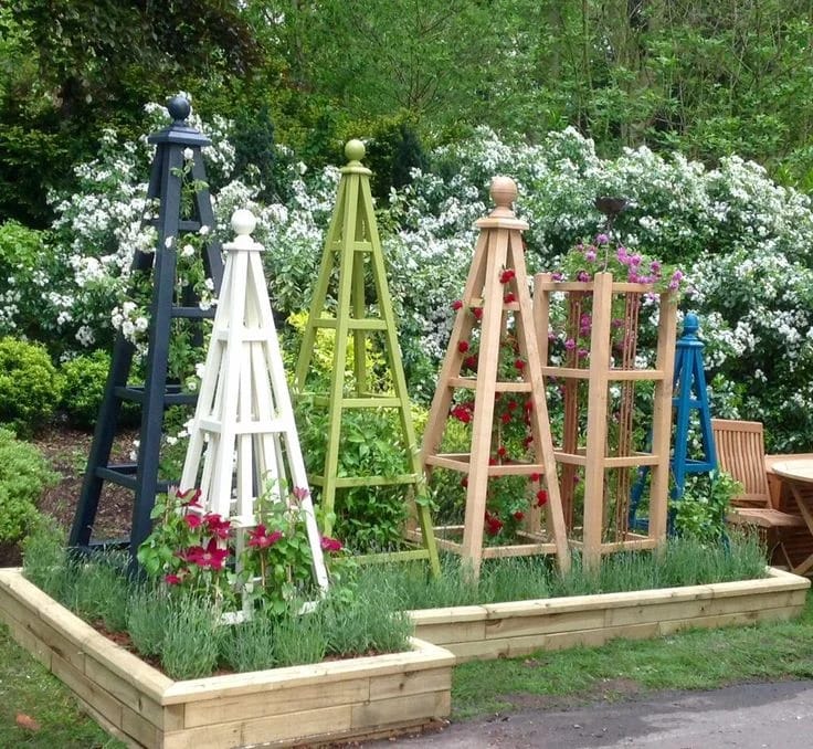 gardenbeehub wooden trellis